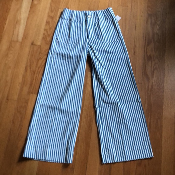 THE COLETTE CROPPED WIDE-LEG PANTS BY MAEVE: LINEN EDITION - Picture 8 of 16